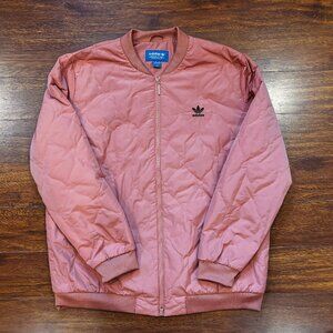 Adidas Originals Rose Gold Quilted Jacket XL